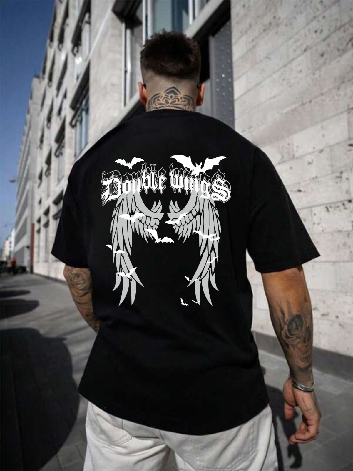Double Wings Oversized T Shirt