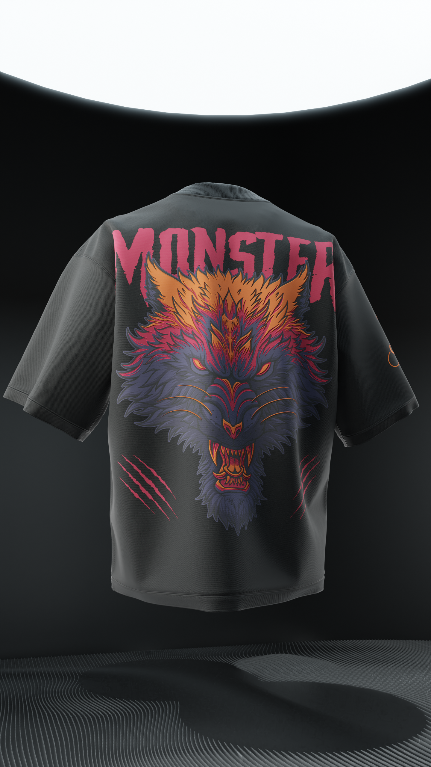 Monster Oversized T Shirt