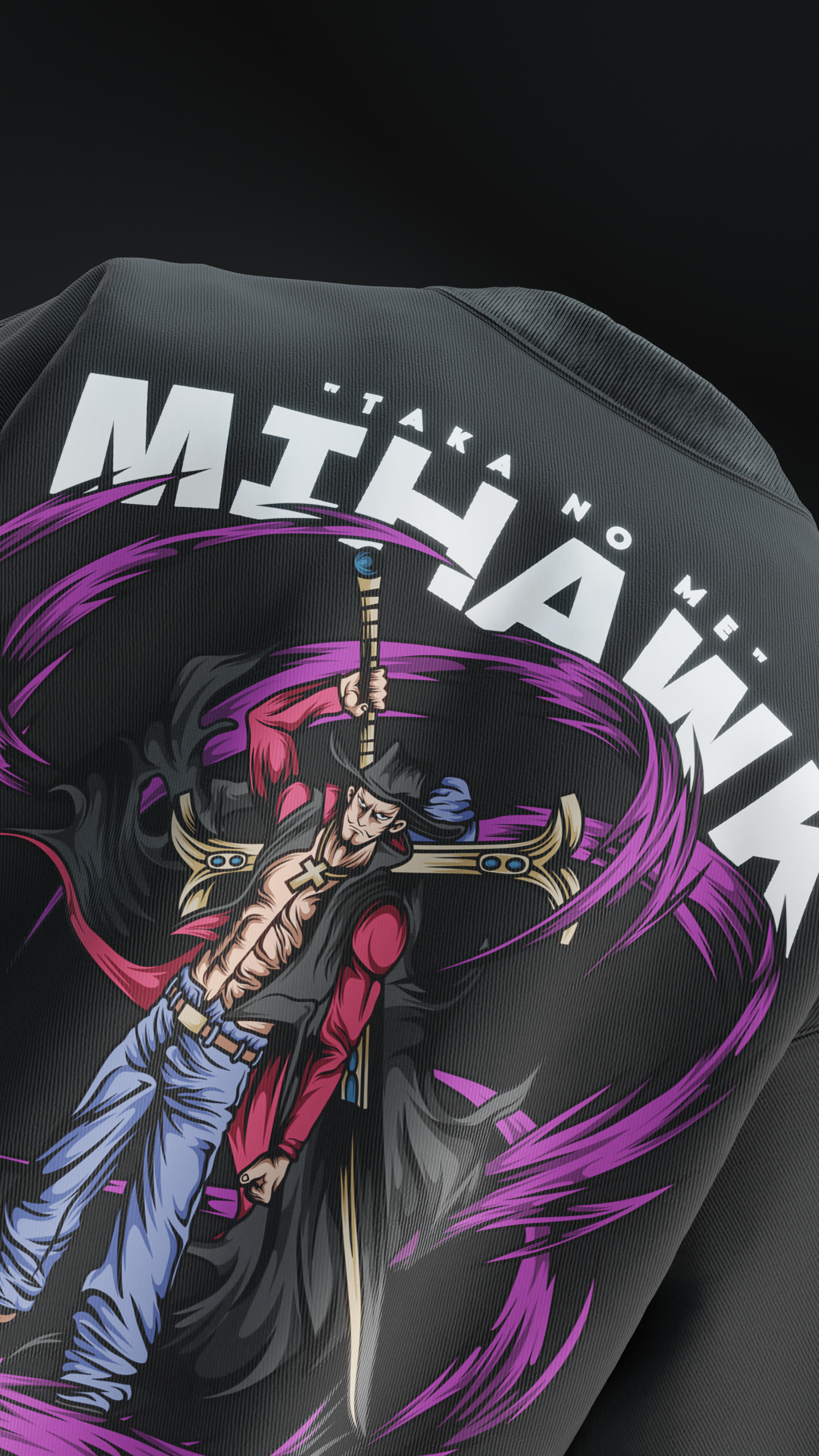 Mihawk One Piece Oversized T Shirt