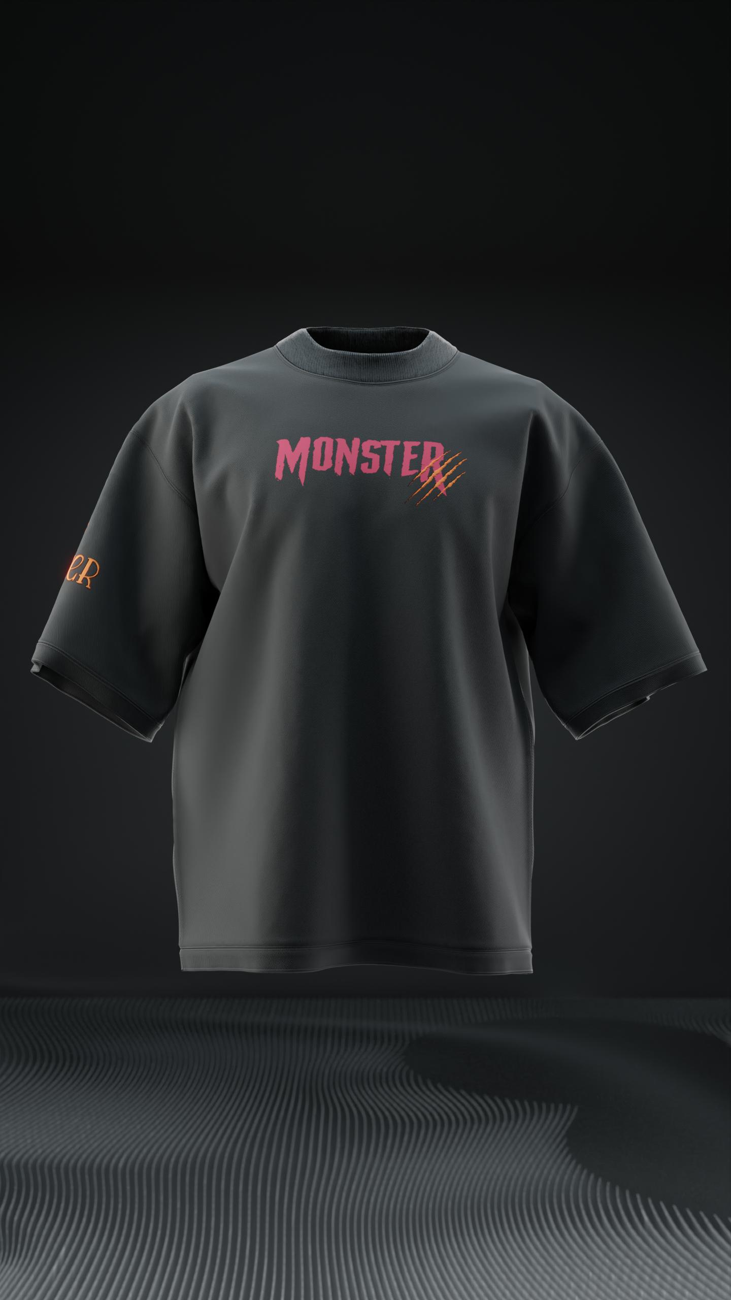 Monster Oversized T Shirt