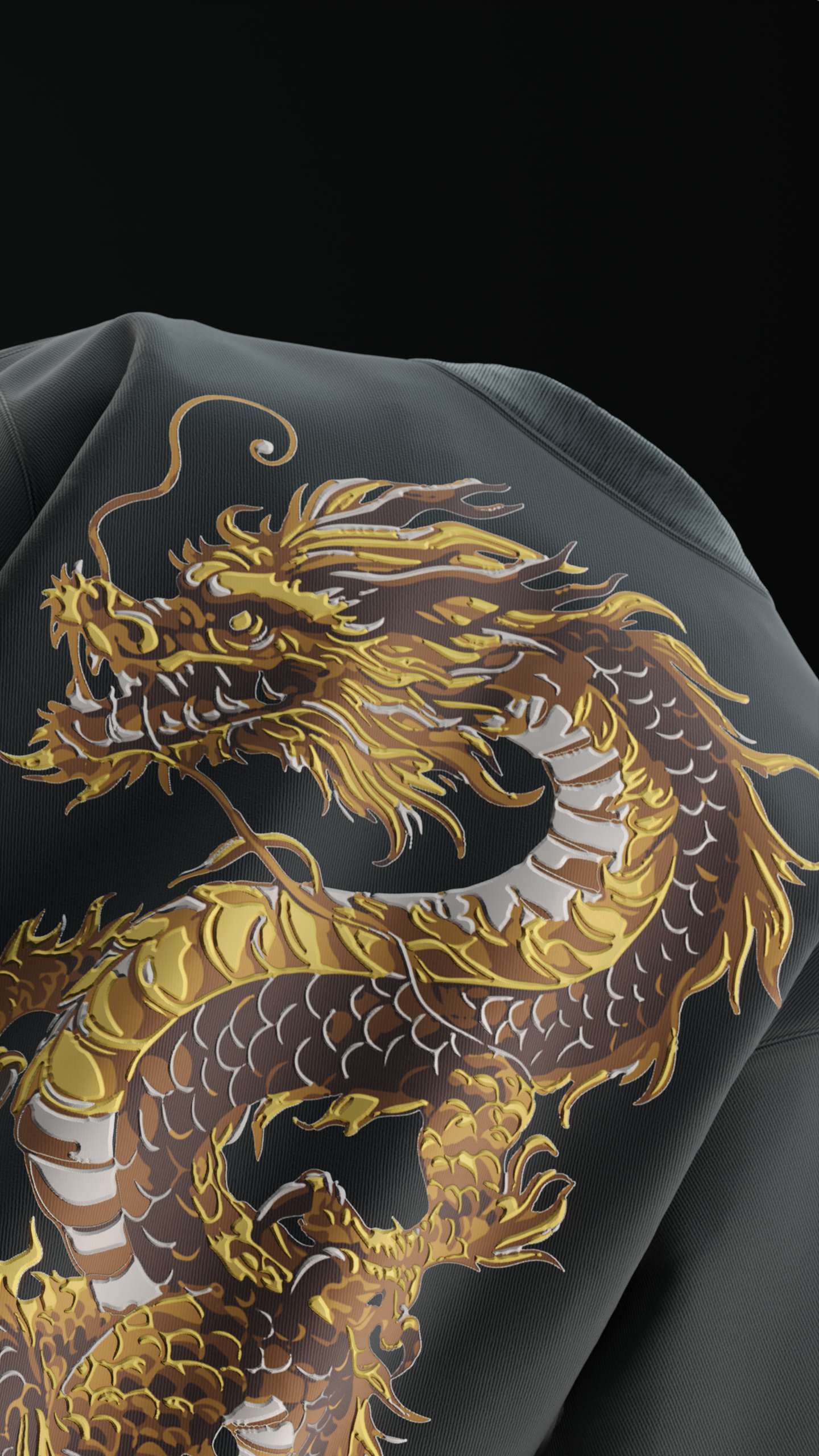 Japanese Dragon Oversized T Shirt