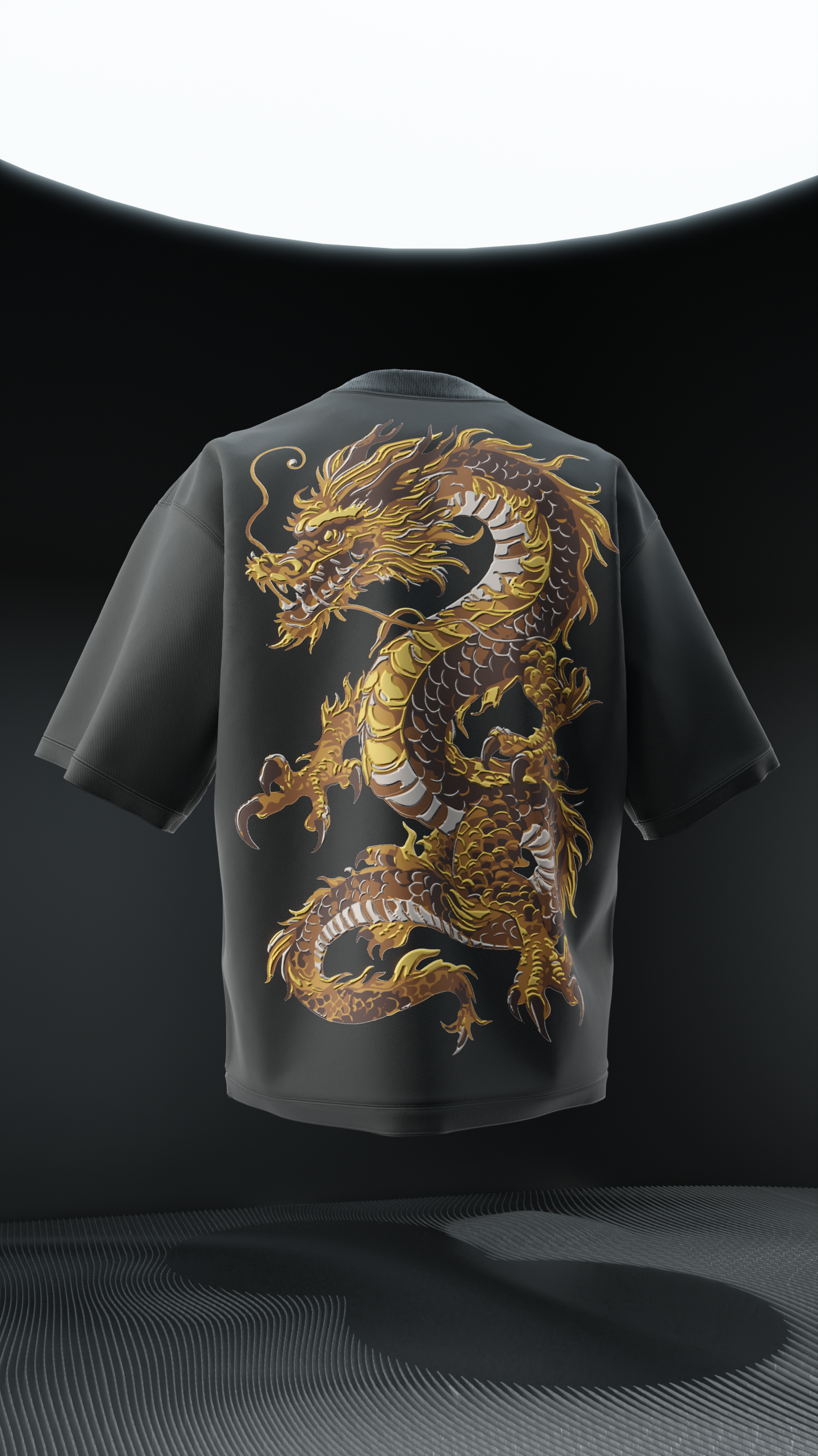 Japanese Dragon Oversized T Shirt