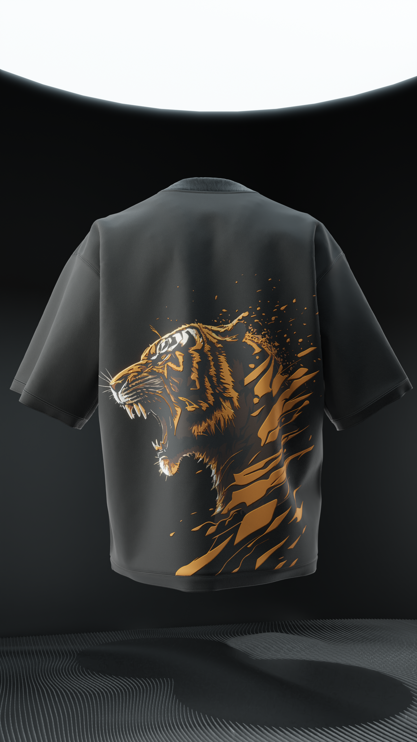 Tiger Roar Oversized T Shirt