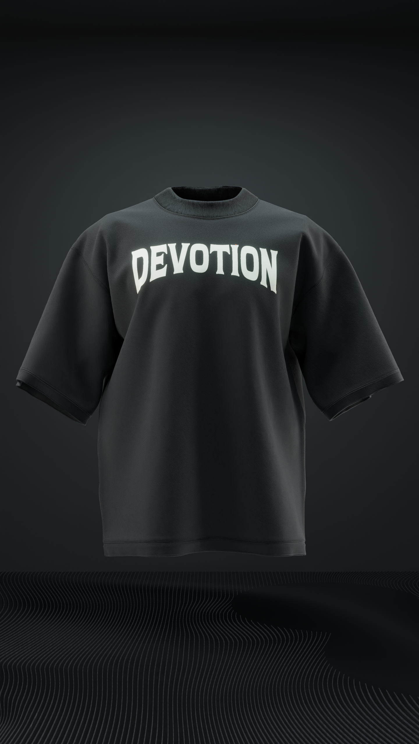 Fire of Devotion Oversized T Shirt