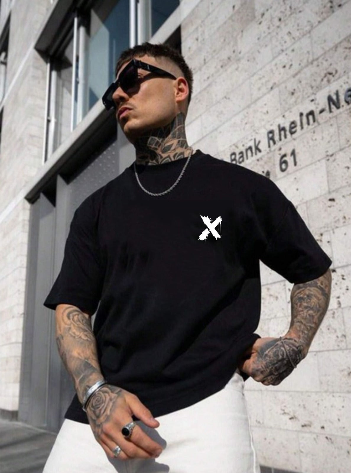 Just Be Happy Oversized T Shirt