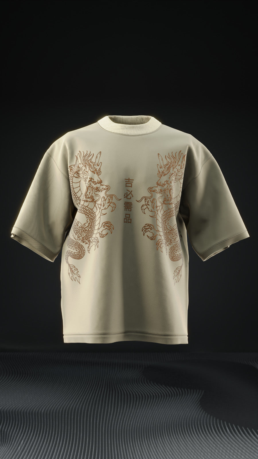 Japanese Dragon Oversized T Shirt